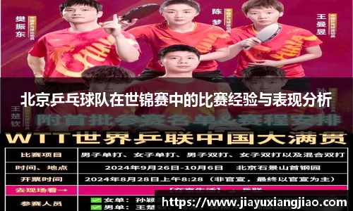 北京乒乓球队在世锦赛中的比赛经验与表现分析
